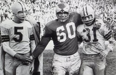 Paul Hornung, Chuck Bednarik, Jim Taylor